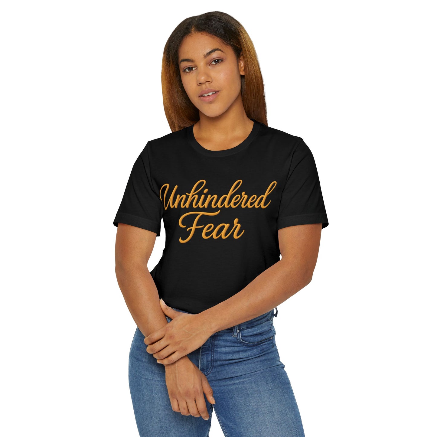 Woman and Man Unhindered Fear T-Shirt