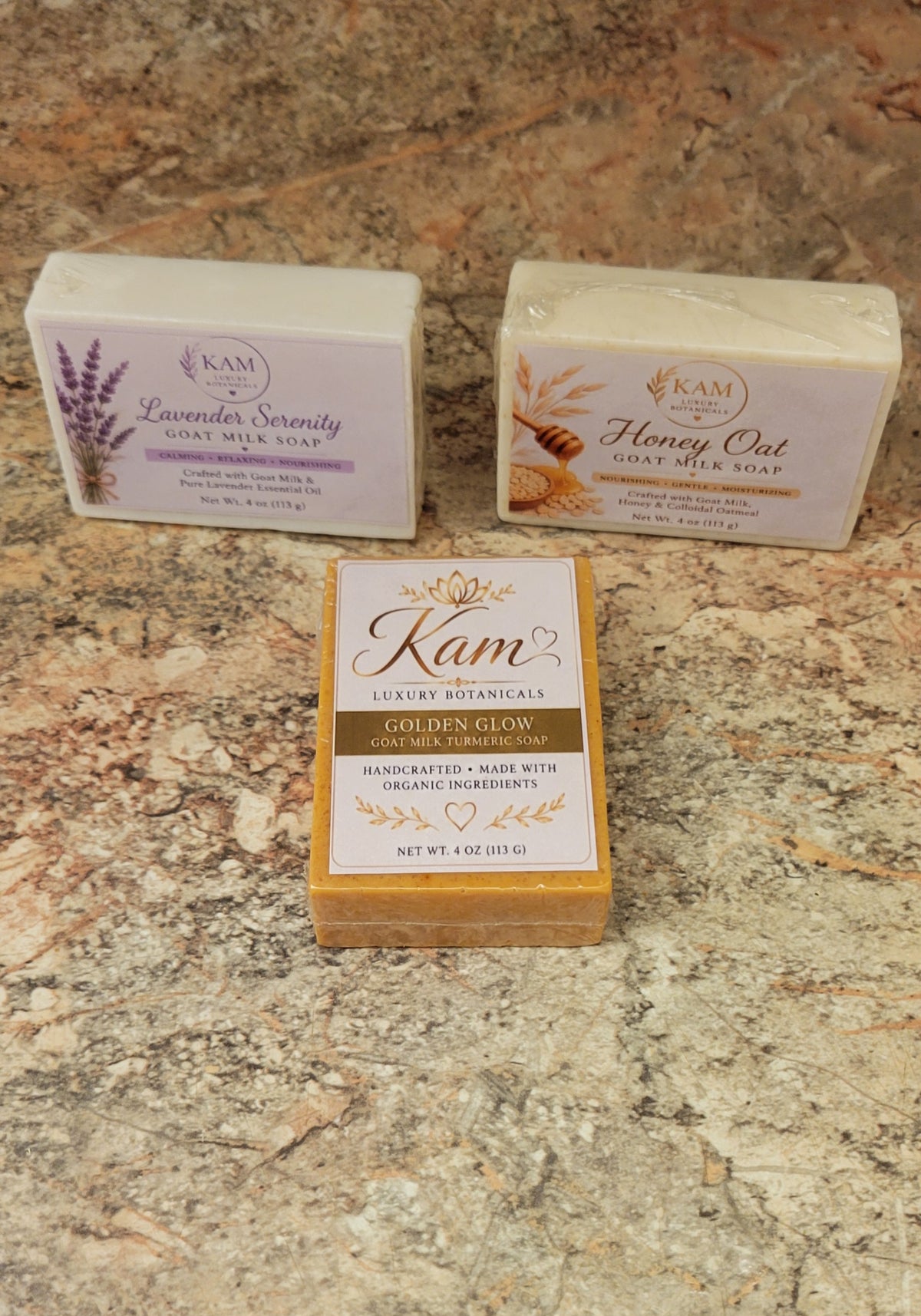 KAM Handcrafted Goat Milk Soap Collection