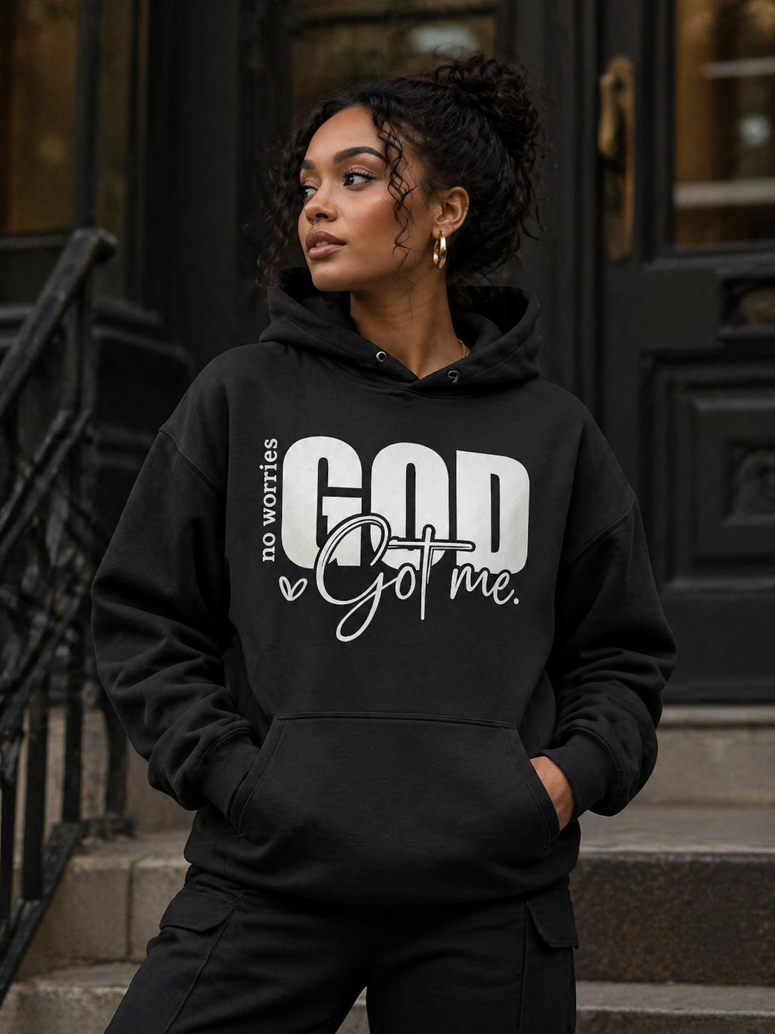 Doodle Script College Hoodie